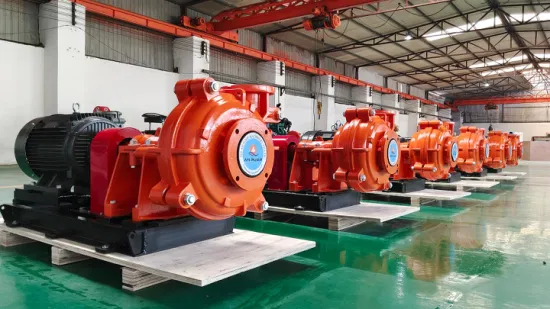 Industrial Horizontal Centrifugal Mine Mining Minerals Processing Mud Sand Slurry Pump